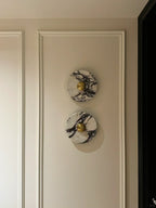 Calacatta Oro Round Sconce