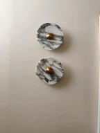 Calacatta Oro Round Sconce