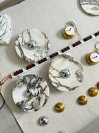 Calacatta Oro Round Sconce