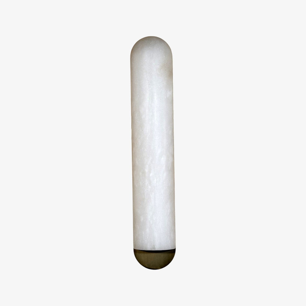 Curved Alabaster Wall Sconce