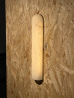 Curved Alabaster Wall Sconce